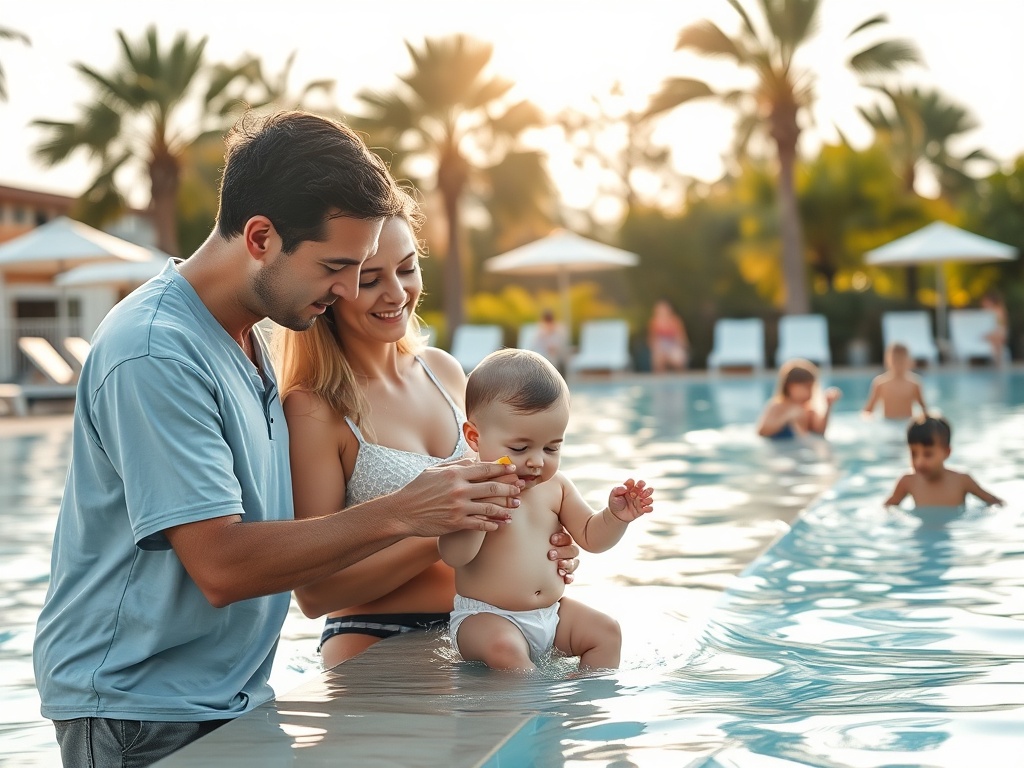 100dechipuri | Reguli de siguranță la piscină pentru bebeluși