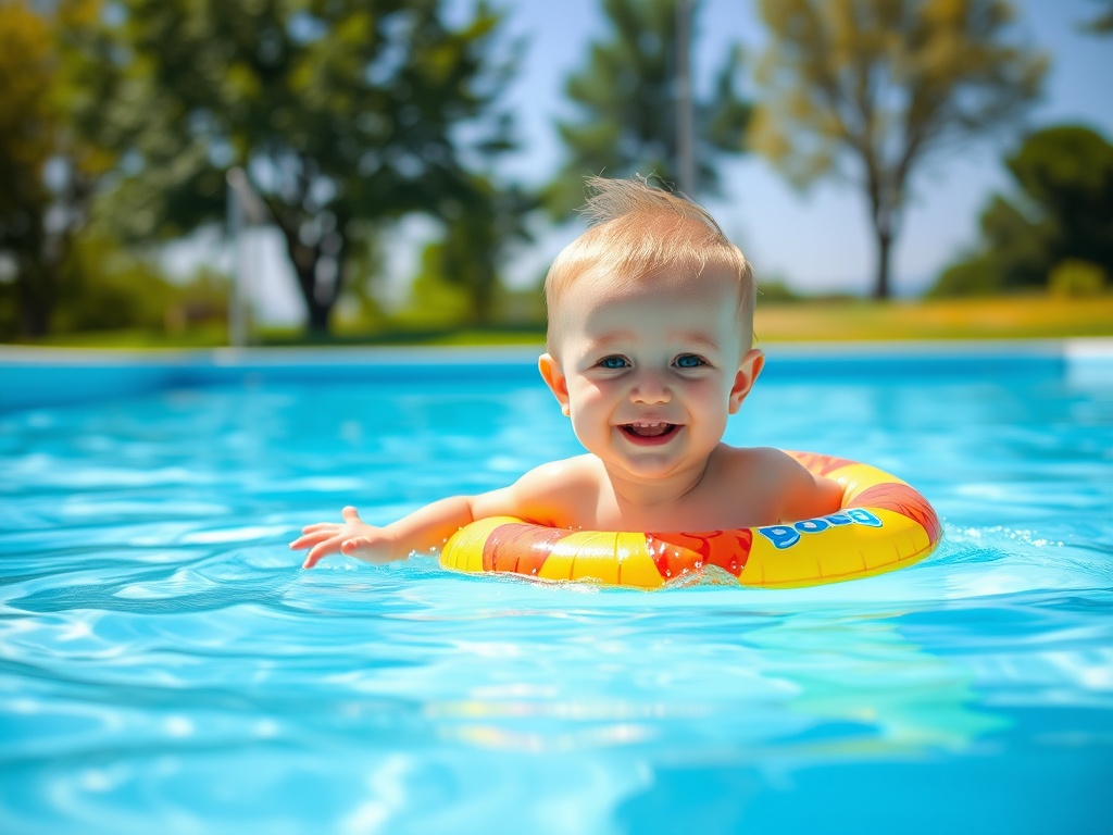 100dechipuri | Reguli de siguranță la piscină pentru bebeluși